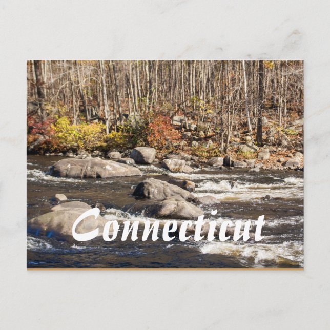 Carte postale Connecticut Fall River (Devant)