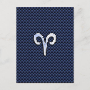 Carte Postale Connexion Zodiac Aries pour la flotte Blue Carbon 
