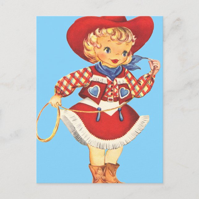 Carte Postale Connie Cowgirl (Devant)