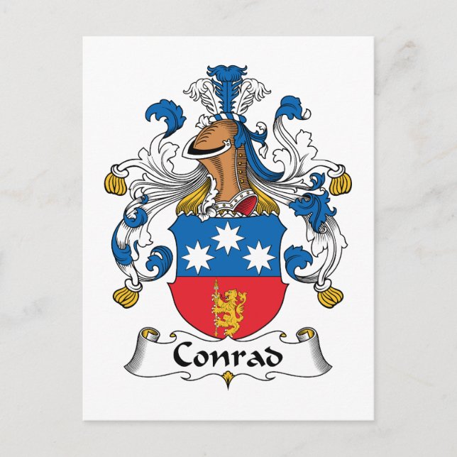 Carte Postale Conrad Family Crest (Devant)