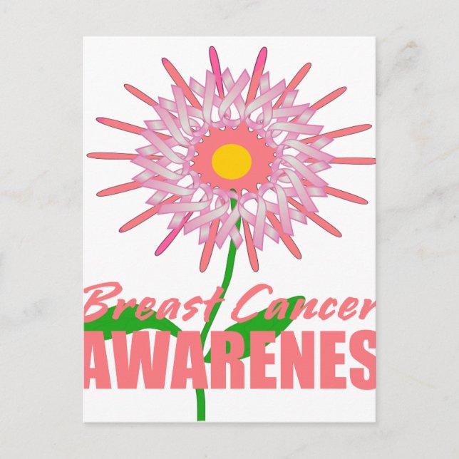 Carte Postale Conscience de cancer du sein (Devant)