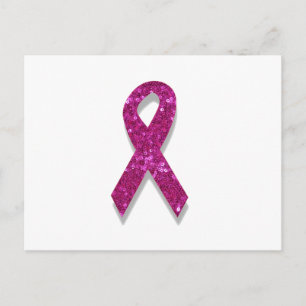 Carte Postale conscience du cancer du sein rose