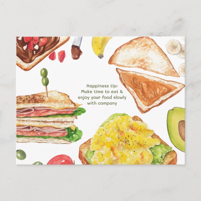 Carte postale Conseil Bonheur (Devant)