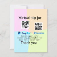Conseil virtuel jar q r code argent don PayPal ven