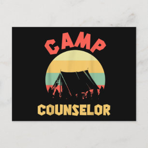 Carte Postale Conseiller de camp d'été Directeur Camper