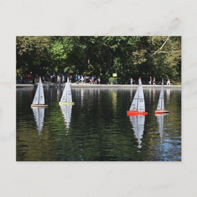 Carte Postale Conservatoire Water Central Park Boat Pond New Yor (Devant)