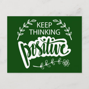 Carte Postale Conserver la pensée positive