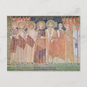 Carte Postale Constantine IV accordant des privilèges évêque