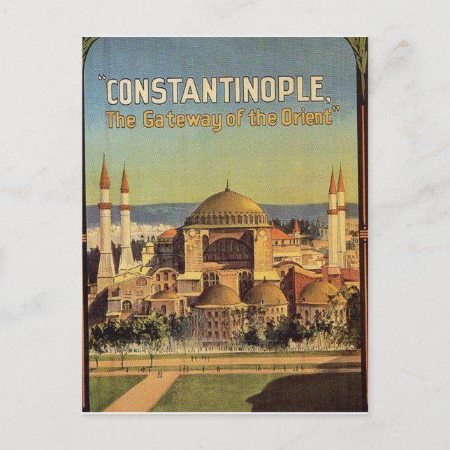 Carte Postale Constantinople, Sainte-Sophie, Istanbul, Turquie (Devant)