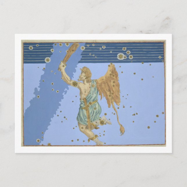 Carte Postale Constellation d'Orion, de 'Uranometria' de Joha (Devant)