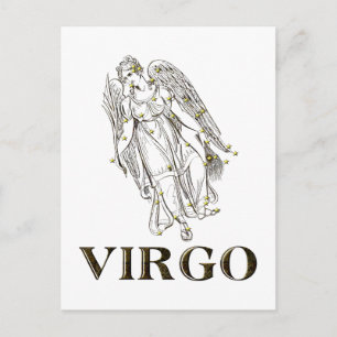 Carte Postale Constellation : Vierge