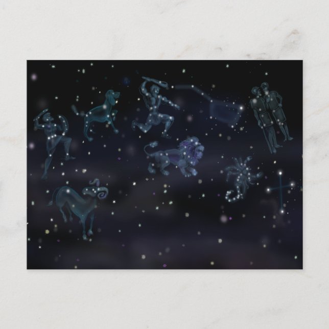Carte Postale Constellations (Devant)