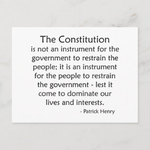 Carte Postale Constitution