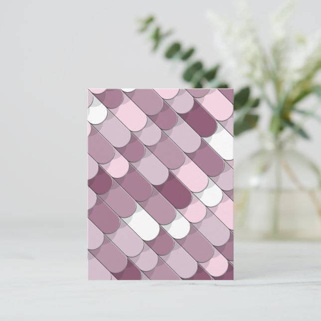 Carte Postale Construction Abstraite (tuiles) 2 (Debout devant)