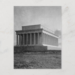 Carte Postale Construction du monument commémoratif de Lincoln (