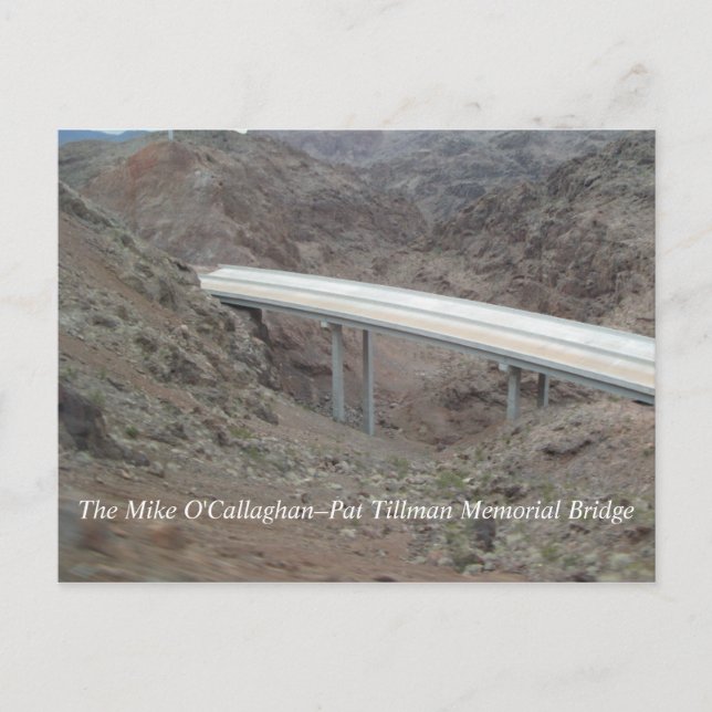 Carte Postale Construction du pont de contournement du barrage H (Devant)