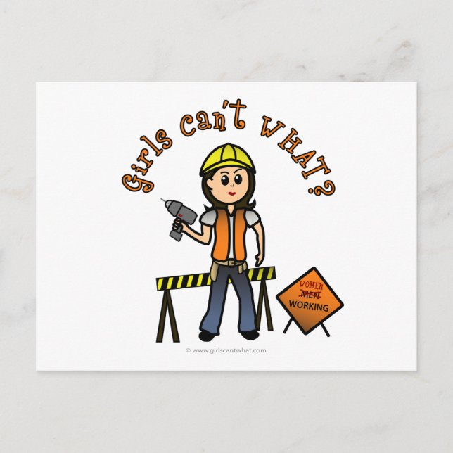 Carte Postale Construction légère (Devant)