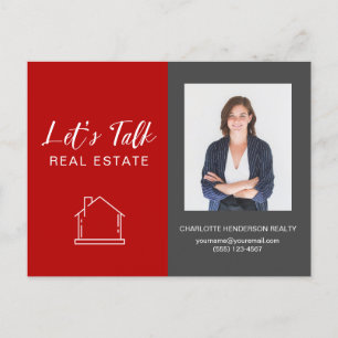 Carte Postale Contact professionnel Immobilier