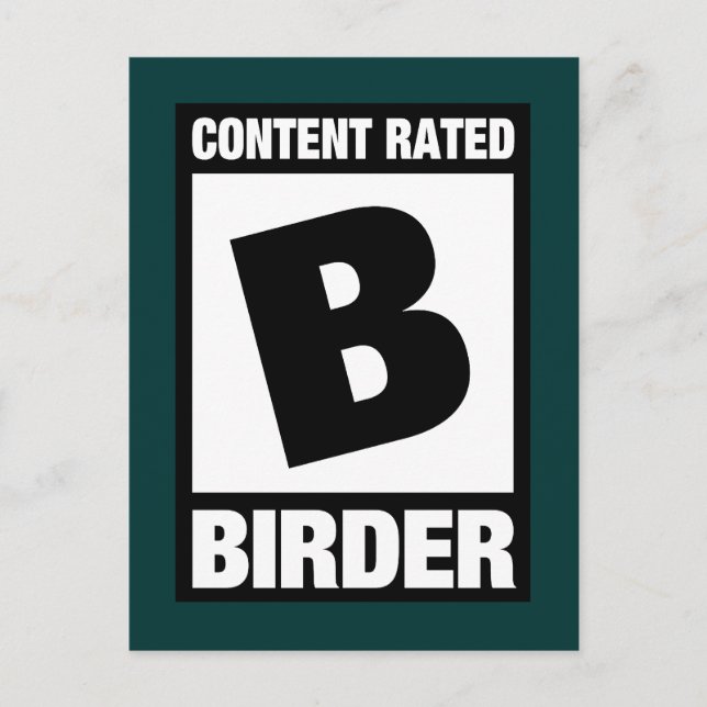 Carte Postale Contenu noté B : Birder (Devant)