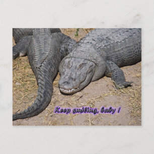 Carte Postale continue à sourire, bébé !