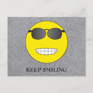 Carte Postale Continuez à sourire