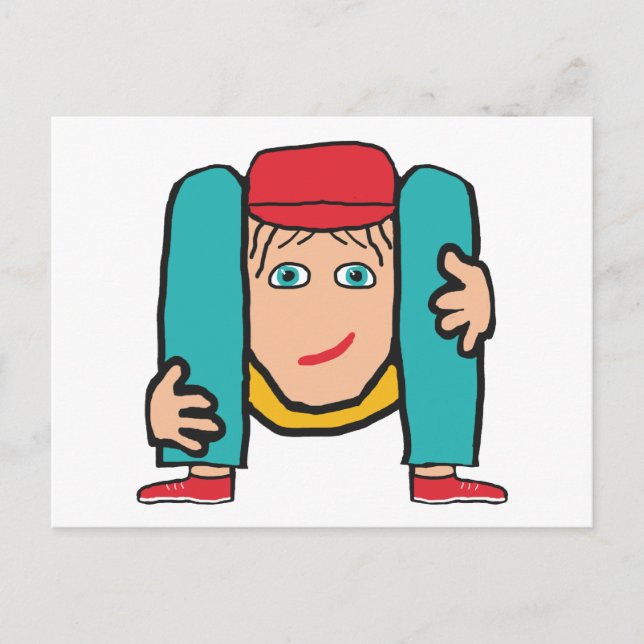 Carte Postale Contortionniste (Devant)