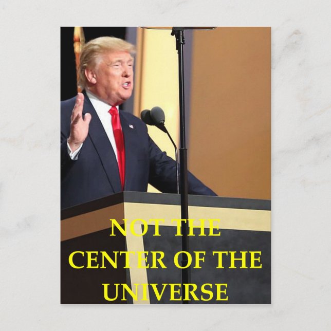 Carte Postale contre donald trump (Devant)