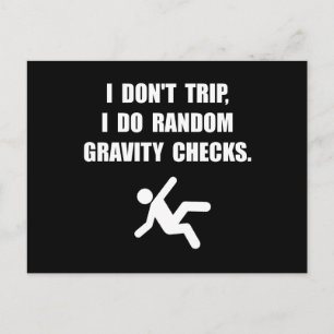 Carte Postale Contrôles de gravité