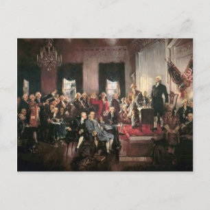 Carte Postale Convention constitutionnelle