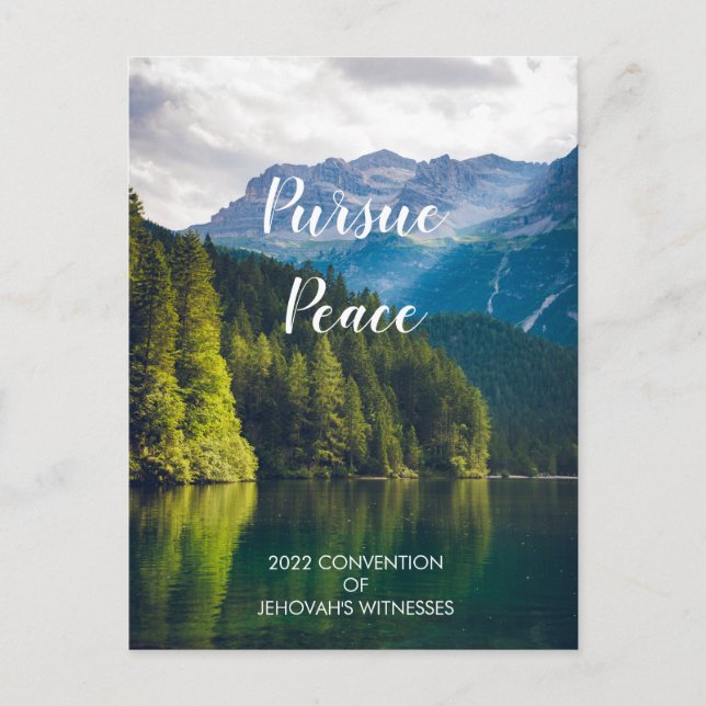 Carte Postale Convention JW 2022 - Lac Mountain (Devant)