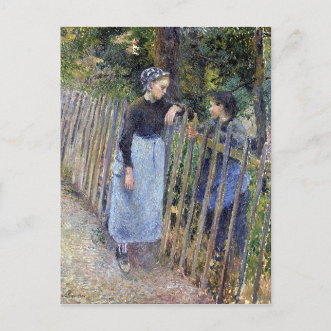 Carte Postale Conversation de Camille Pissarro (Devant)