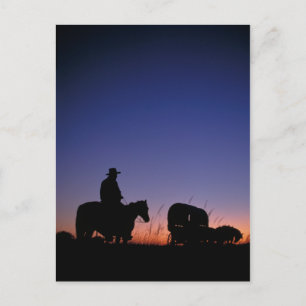 Carte Postale Convoi de chariots