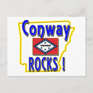 Carte Postale Conway Rocks ! (bleu)