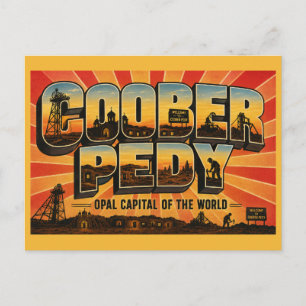 Carte Postale Coober Pedy Capitale mondiale de l'opale