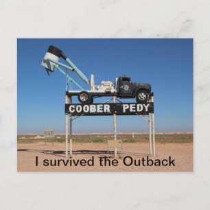 Carte Postale Coober Pedy Outback Australie Souvenir Photo