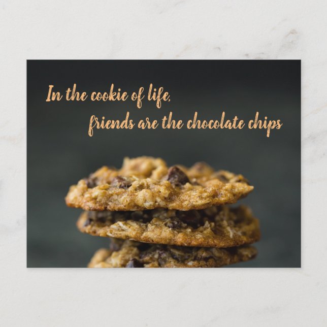 Carte Postale Cookie de vie (Devant)