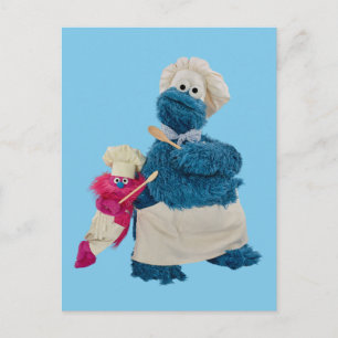 Carte Postale Cookie Monster's Food Truck Partners