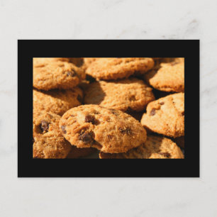 Carte postale Cookies à chips de chocolat