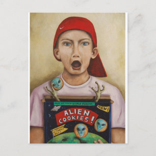 Carte Postale Cookies Aliens