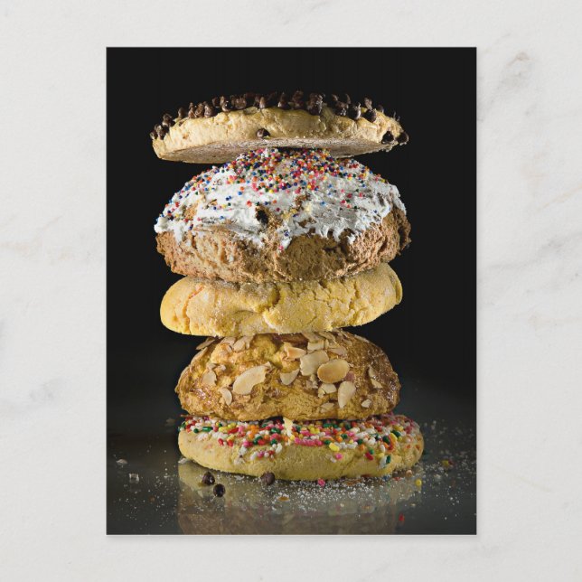 Carte Postale Cookies dans une pile (Devant)