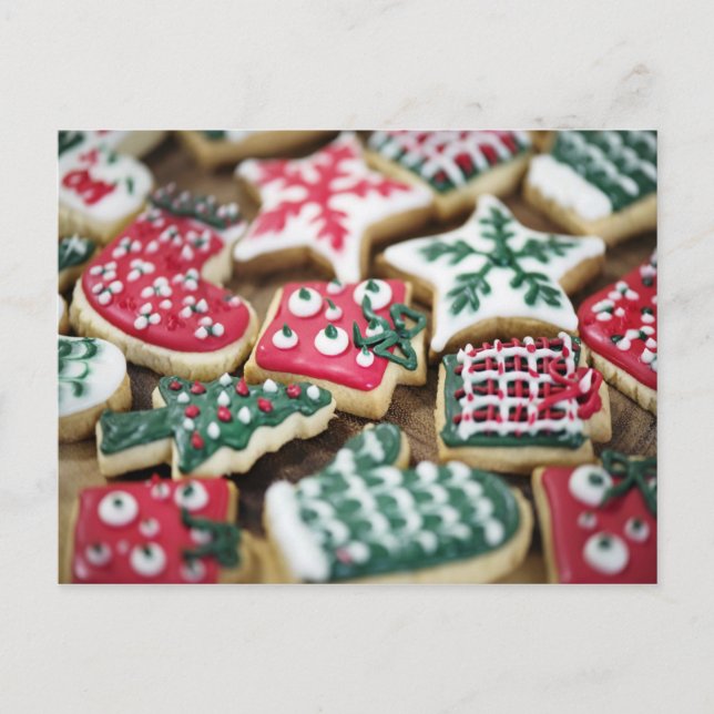 Carte Postale Cookies de Noël (Devant)