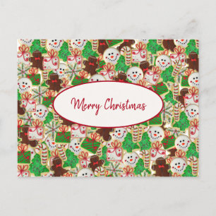 Carte Postale Cookies de sucre de Noël
