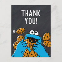 Cookies Monster Anniversaire Chalkboard Merci