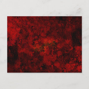 Carte Postale Cool, art moderne floral / fleuriste motif
