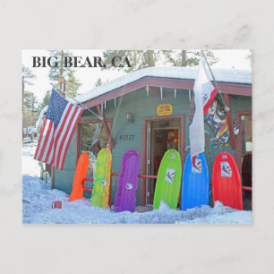 Carte postale cool Big Bear !