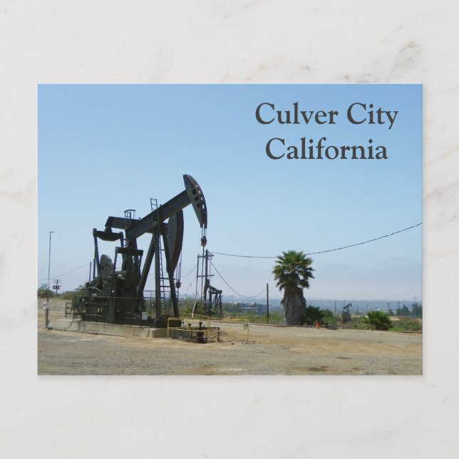 Carte postale cool Culver City/Oil Rig ! (Devant)