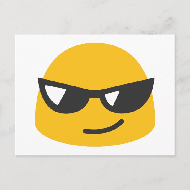 Carte Postale Cool Emoji (Devant)