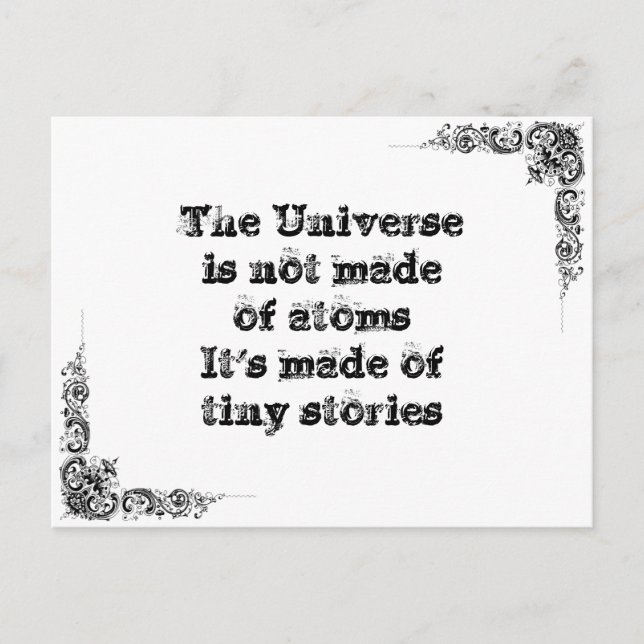 Carte Postale Cool grande sagesse simple philosophie phrase de t (Devant)