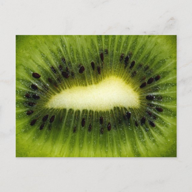 Carte Postale Cool Green Kiwi Fruit (Devant)