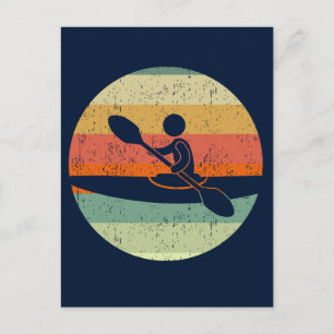 Carte Postale Cool Kayak Sunset